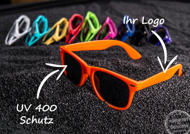 Sonnenbrille mit logo Clearance